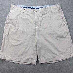 Southern Tide Skipjack Shorts Mens 38 Tan Pima Cotton Modal Chino Preppy Summer